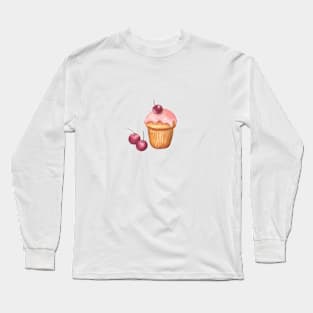 Cherry cupcake Long Sleeve T-Shirt